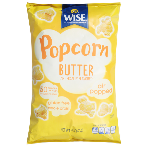 Wise Popcorn Butter Air Popped