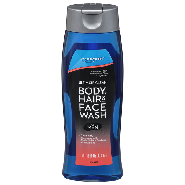 CareOne for Men Ultimate Clean Body Hair & Face Wash