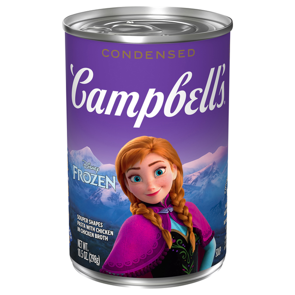Campbell's Condensed Disney Frozen II Shaped Pasta with Chicken Soup