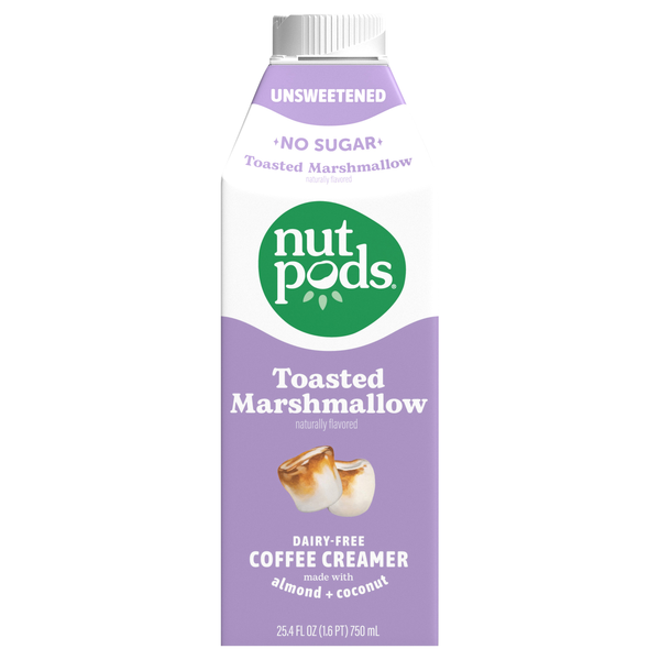 nutpods Dairy Free Unsweetened Toasted Marshmallow Almond+Coconut Creamer