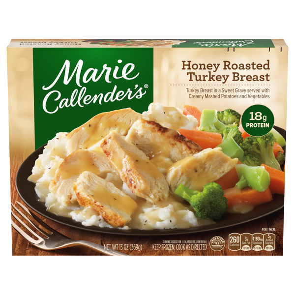 Marie Callender's Honey Roasted Turkey Breast 18g Protein Frozen Meal