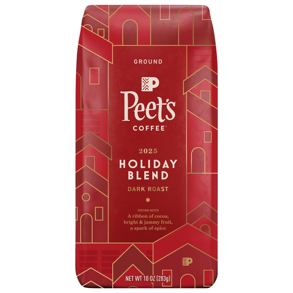 Peet's Holiday Blend Dark Roast Ground Coffee
