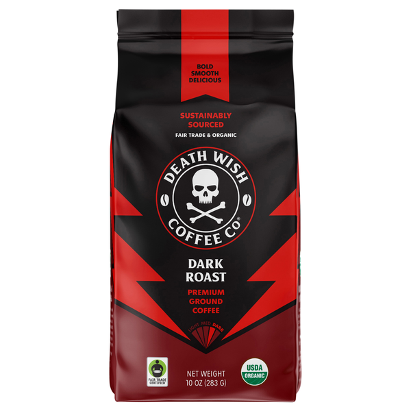 Death Wish Dark Roast Ground Coffee