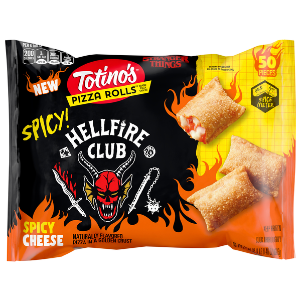 Totino's Hellfire Club Spicy Cheese Pizza Rolls - 50 ct Frozen