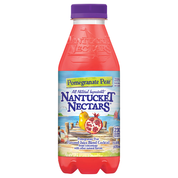 Nantucket Nectars Pomegranate Pear Juice Blend Cocktail