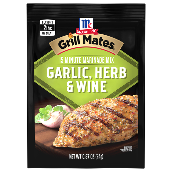 McCormick Grill Mates Garlic Herb & Wine 15 Minute Marinade Mix