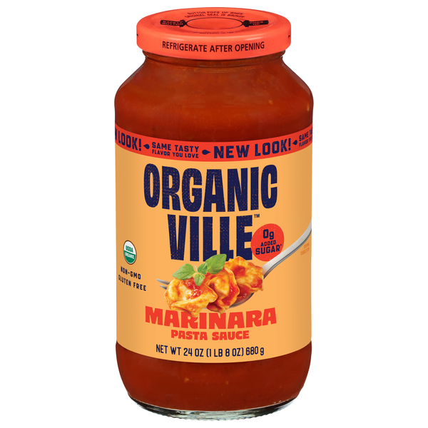 Organicville Organic No Added Sugar Marinara Pasta Sauce