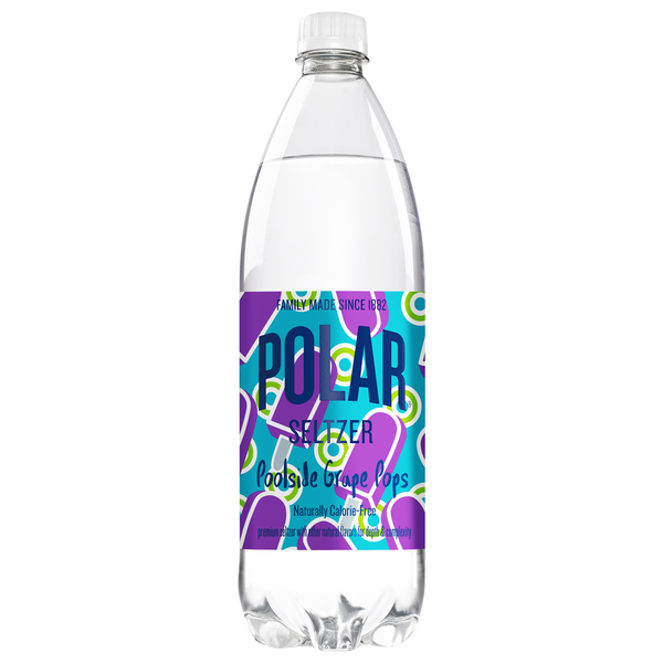 Polar Poolside Grape Pops Seltzer Water
