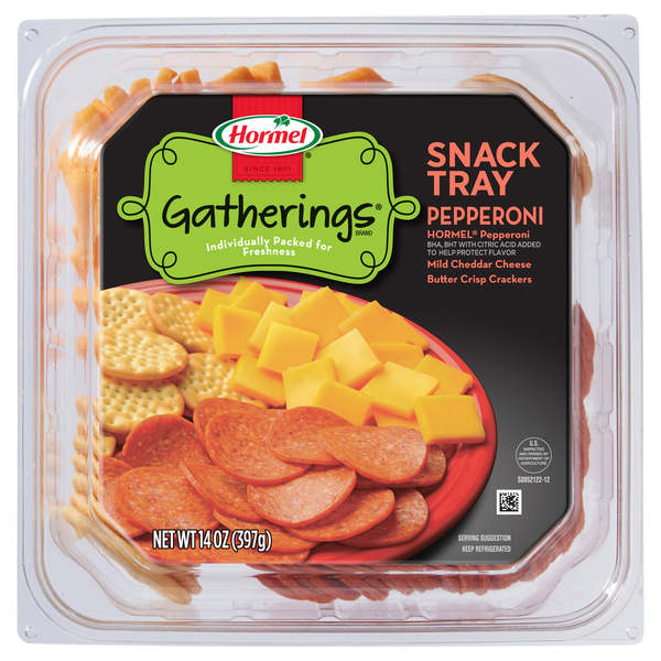 Hormel Gatherings Pepperoni & Cheese Snack Tray