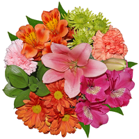 Our Brand Floral Medley Fall Bouquet (Colors May Vary)