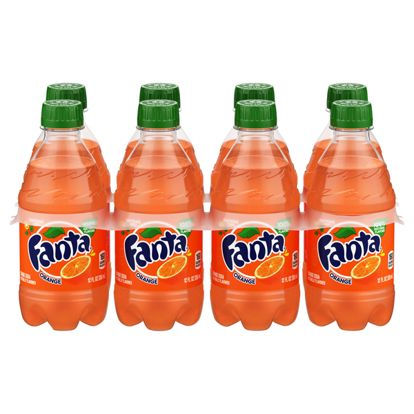 Fanta Orange Soda Caffeine Free - 8 pk
