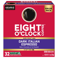 Eight O'Clock Dark Italian Espresso Dark Roast K-Cup Coffee Pods