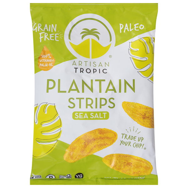 Artisan Tropic Gluten Free Sea Salt Plantain Strips