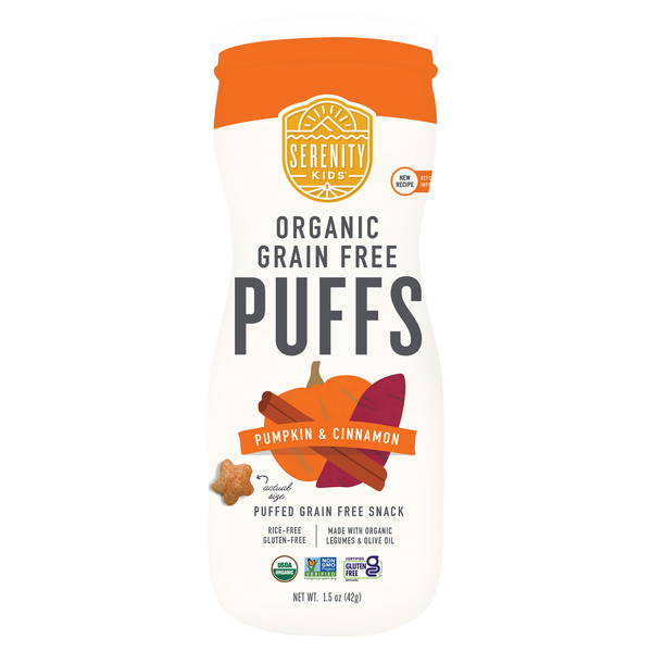 Serenity Kids Grain Free Pumpkin & Cinnamon Puffs