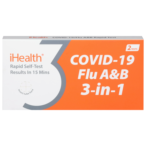 iHealth COVID-19 + Flu A&B 3-in-1 Rapid Self-Test