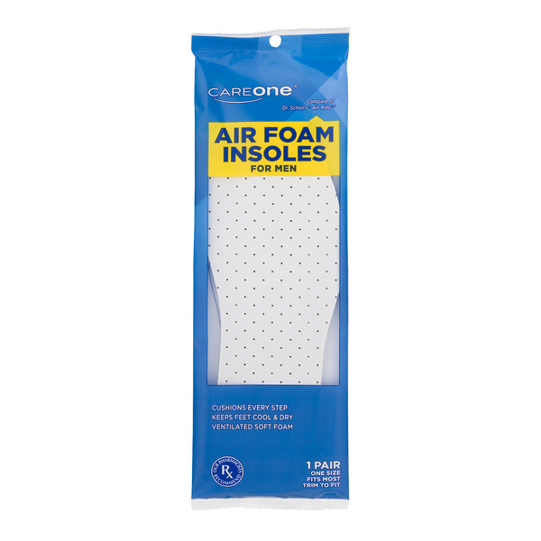 CareOne Insole Cushion Men's Trim to Fit One Size Fits Most
