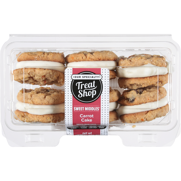 Our Specialty Treat Shop Sweet Middles Carrot Cake Sandwich Cookies - 6 ct