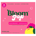 Bloom Pop Caffeine Free Raspbery Lemonade Prebiotic Soda - 4 pk