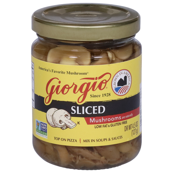 Giorgio Sliced Mushrooms