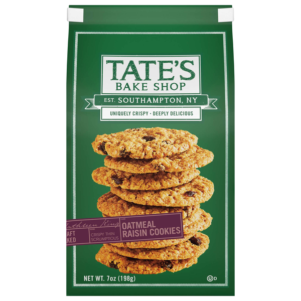 Tate's Bake Shop Oatmeal Raisin Cookies