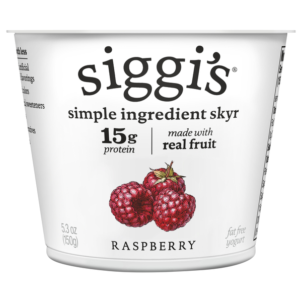 Siggi's Non Fat Raspberry Skyr Yogurt Cup