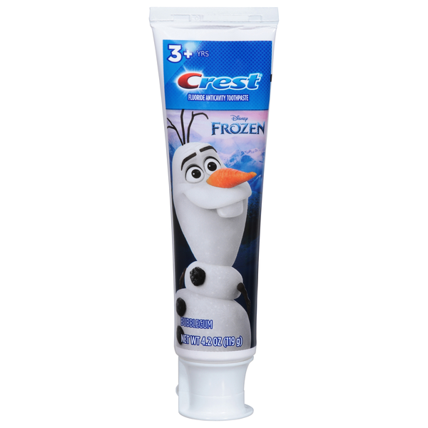 Crest Kid's Disney Frozen Bubblegum Fluoride Anticavity Toothpaste