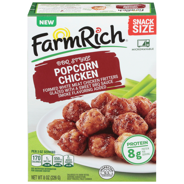 Farm Rich BBQ Style Popcorn Chicken Frozen