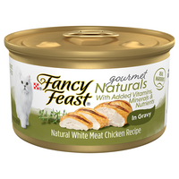 Fancy Feast Gourmet Naturals in Gravy Chicken Recipe Adult Wet Cat Food