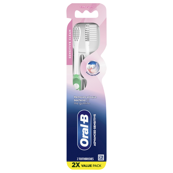 Oral-B Advanced Sensitive Extra Soft Toothbrushes