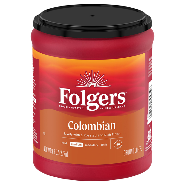 Folgers 100% Colombian Medium Roast Ground Coffee