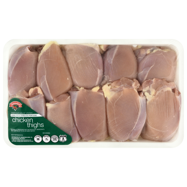 Hannaford Boneless & Skinless Chicken Thighs Fresh