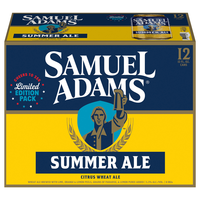 Samuel Adams Summer Ale Citrus Wheat Ale Beer -12 pk | Hannaford
