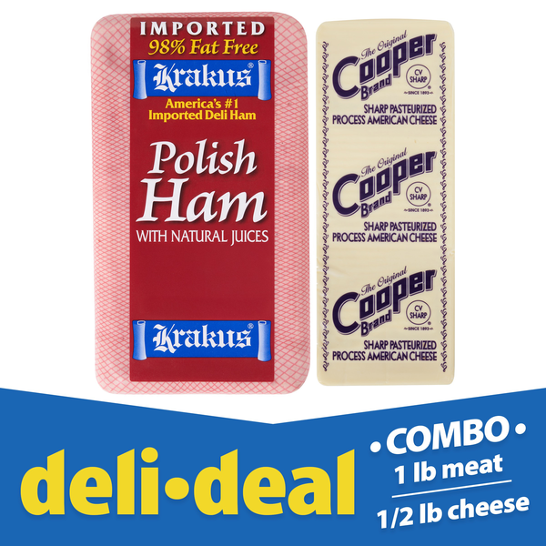 Deli Deal Ham & Sharp Cheddar Cheese