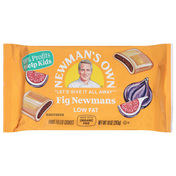 Newman's Own Fig Newmans Fruit Filled Cookies Low Fat Organic