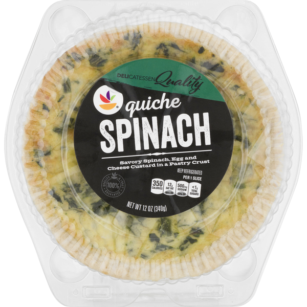 Our Brand Quiche Spinach Heat & Serve