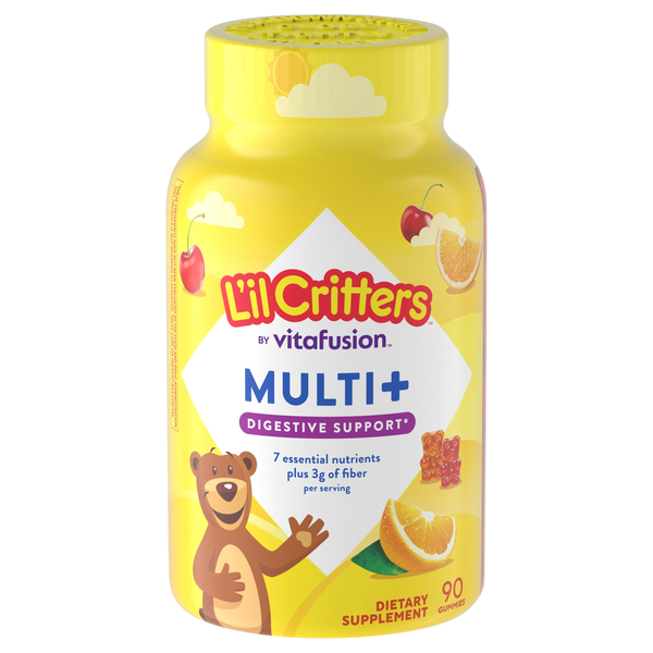 L'il Critters Multivitamin + Digestive Support Gummies
