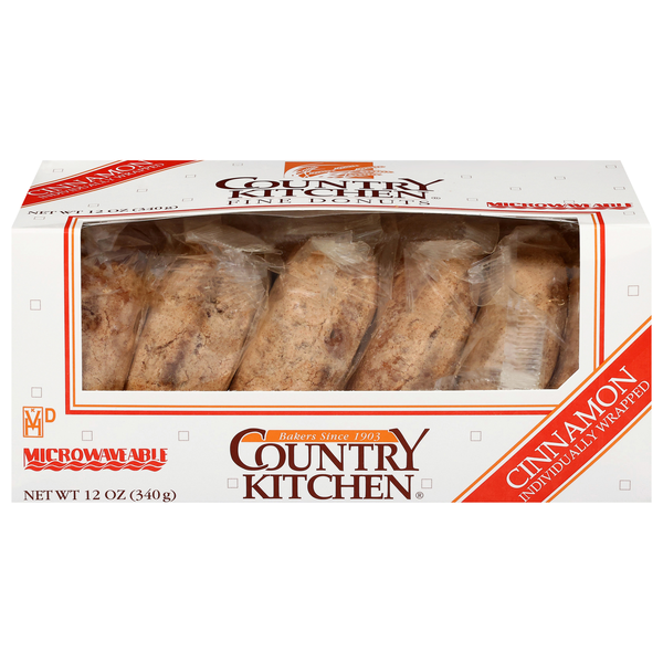 Country Kitchen Cinnamon Donuts - 6 ct
