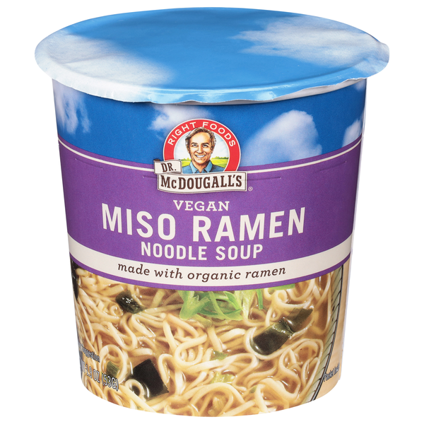 Dr. McDougall's Vegan Miso Ramen Noodle Soup Cup