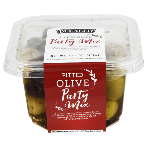 DeLallo Pitted Olives Party Mix