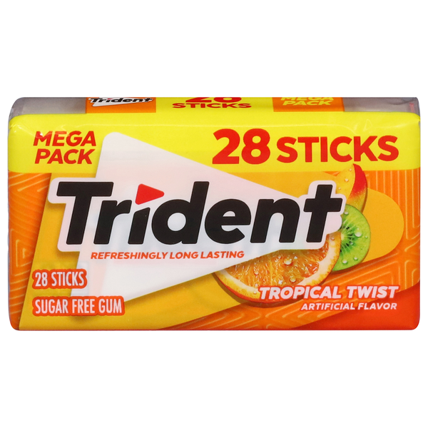 Trident Sugar Free Tropical Twist Gum Mega Pack