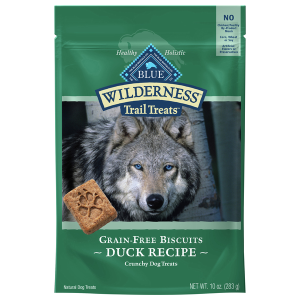 BLUE Wilderness Natural Grain Free Duck Recipe Crunchy Dog Treats