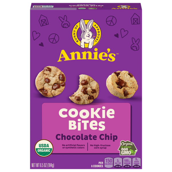 Annie's Organic Chocolate Chip Cookie Bites
