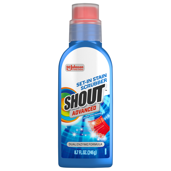 Shout Advanced Ultra Concentrated Gel Set-In Stain Remover with Brush