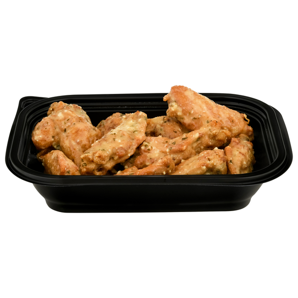 Save on Giant Rotisserie Chicken Wings Garlic Parmesan (Hot. Avail 12pm