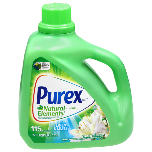 Purex Natural Elements Linen & Lilies Liquid Laundry Detergent