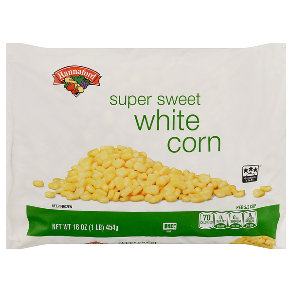 Hannaford Super Sweet White Corn Frozen