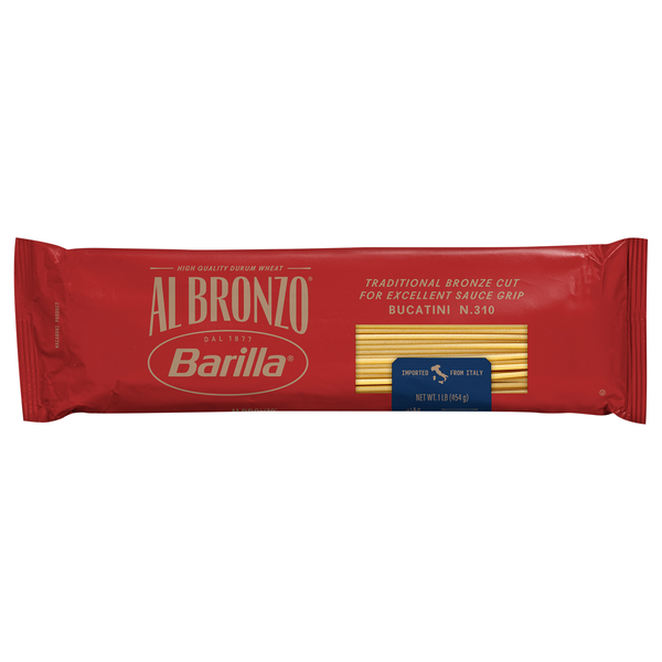 Barilla Al Bronzo Bucatini Pasta