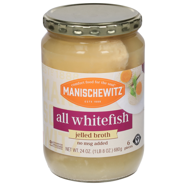 Manischewitz All Whitefish in Jelled Broth Kosher For Passover