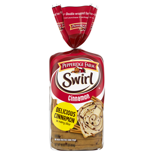 Pepperidge Farm Swirl Cinnamon Sliced Bread
