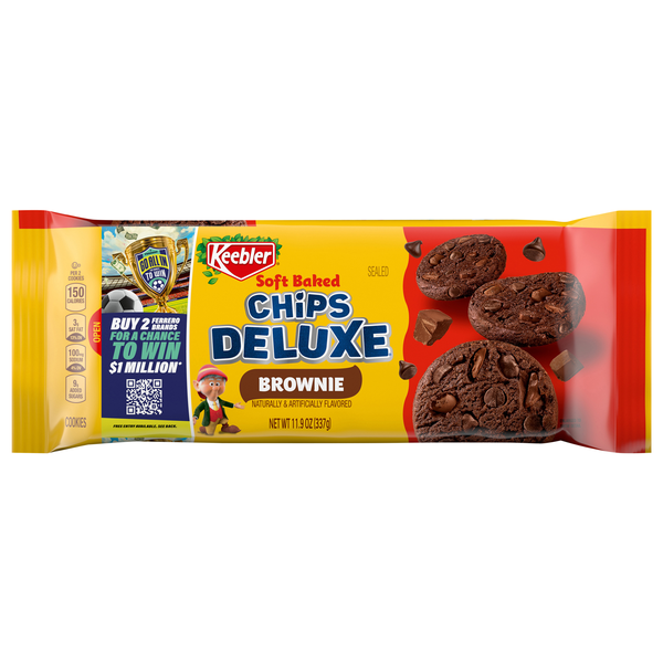 Keebler Chips Deluxe Soft Baked Brownie Cookies